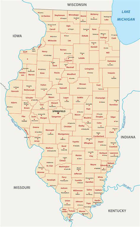 Illinois Counties: Cities, Maps & Data .